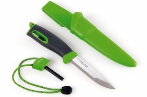 Нож для выживания с огнивом Swedish FireKnife lime