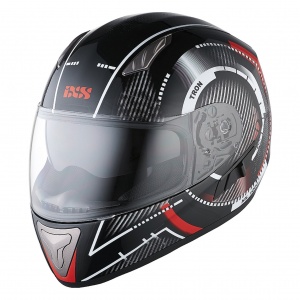 Шлем интеграл IXS HX 1000 Tron черно-красный L